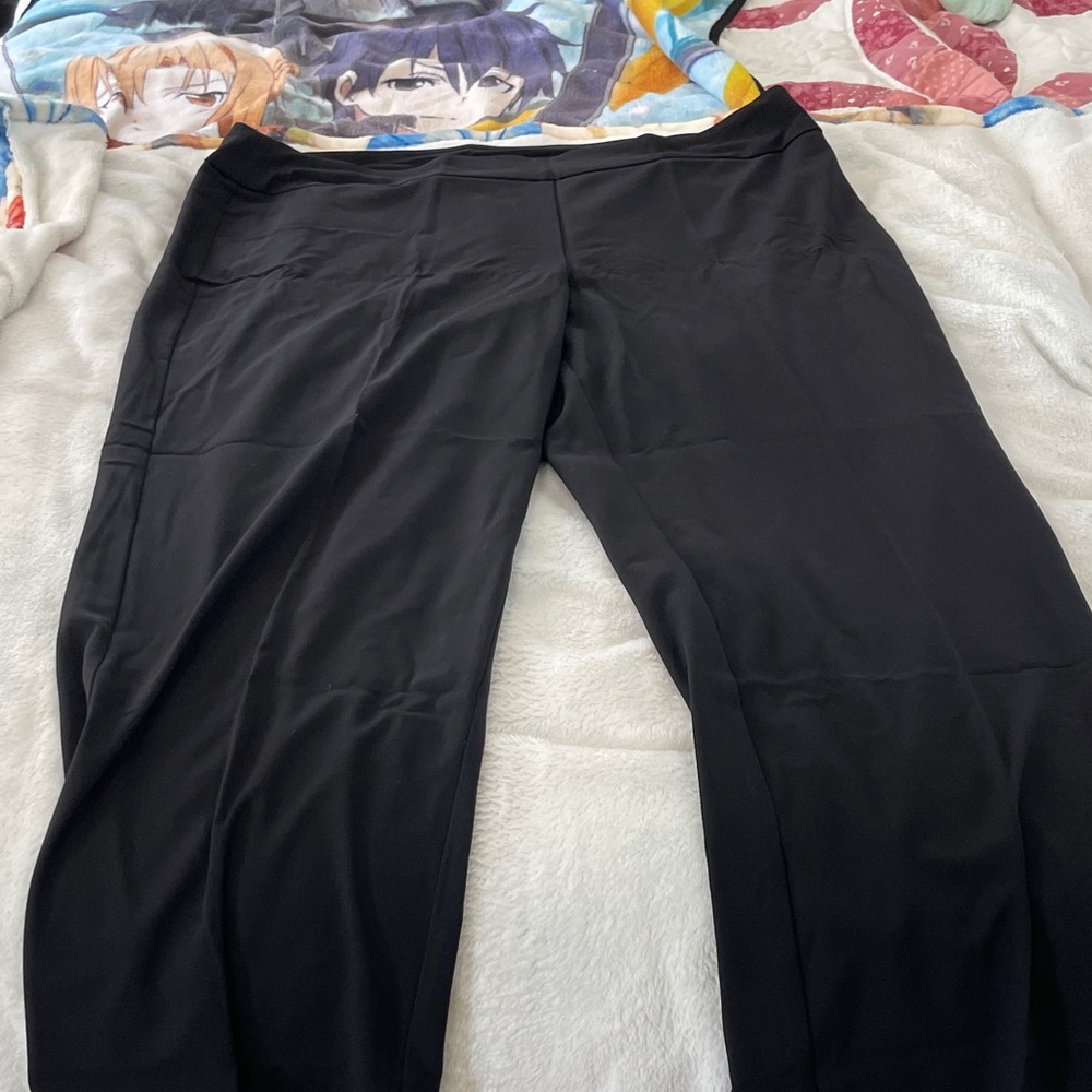 Roz & Ali Elegant Black Women's Trousers